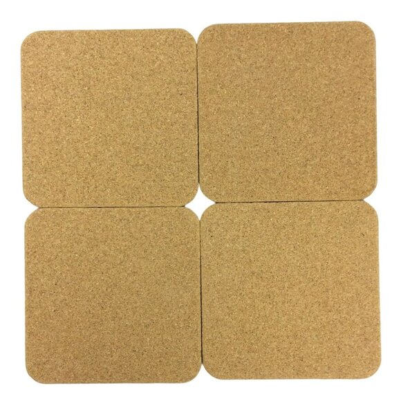 Pimpernel Set Of 4 Coasters Cork Backing Tangerines Stamps Postcard Design - Picture 2 of 3